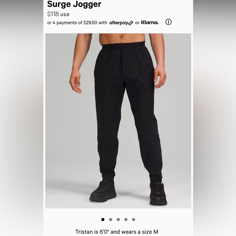 Lululemon Surge Joggers